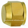 Brass flare seal cap nut